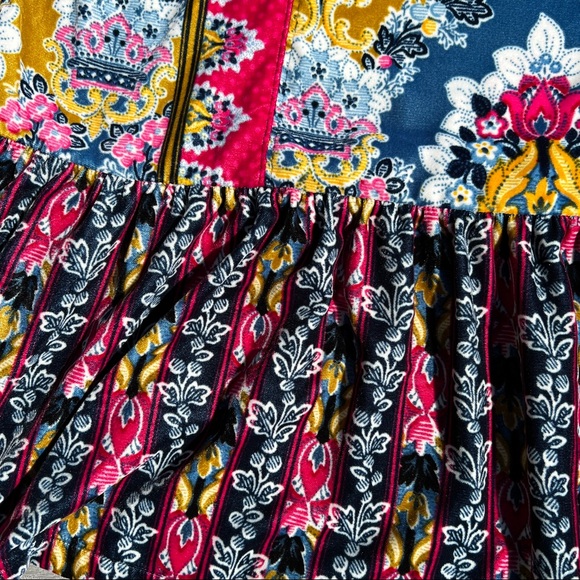 Anthropologie Zadie Velvet Slip Boho Casual Dress New With Tags Size Lg - Picture 3 of 8